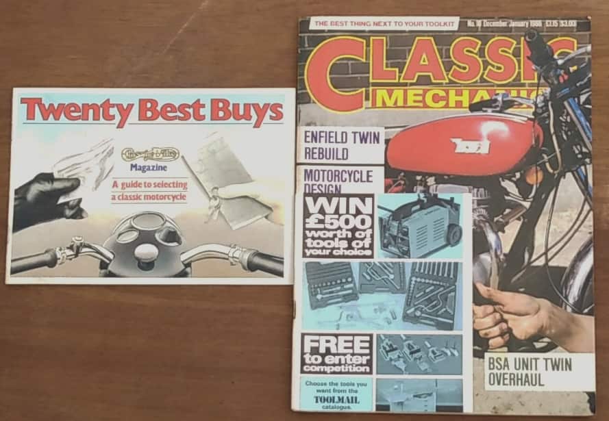 Vintage Classic Motorcycle Magazine 1985-93